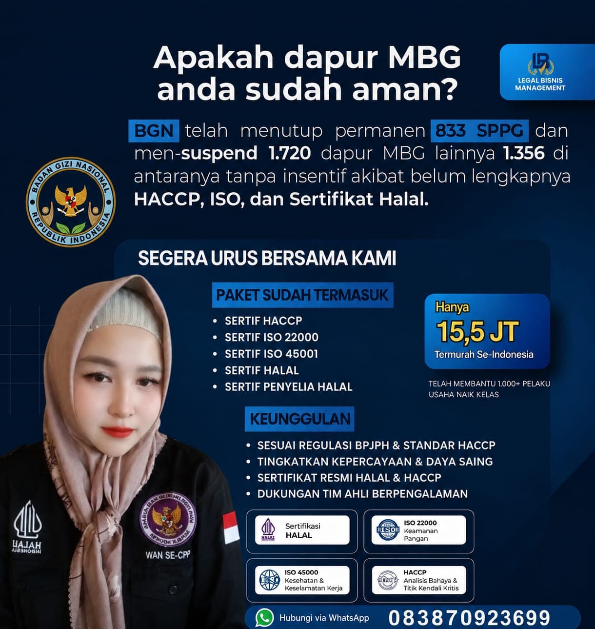Konsultan PT Legal Centra Indonesia sedang melakukan sesi konsultasi profesional